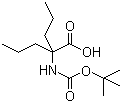 2-[(tert-Butoxycarbonyl)amino]-2-propylpentanoic acid molecular structure (CAS 87113-32-4)
