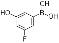 (3-Fluoro-5-hydroxyphenyl)boronic acid molecular structure (CAS 871329-82-7)