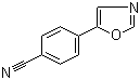 4-(1,3-Oxazol-5-yl)benzonitrile molecular structure (CAS 87150-13-8)