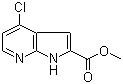 Methyl 4-chloro-7-azaindole-2-carboxylate molecular structure (CAS 871583-23-2)