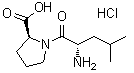 structure of CAS# 87178-63-0, L-Leucyl-L-proline monohydrochloride