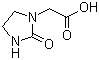 structure of CAS# 87219-22-5, 2-Oxo-1-imidazolidineacetic acid