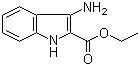 Ethyl 3-amino-2-indolecarboxylate molecular structure (CAS 87223-77-6)