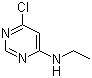 结构式 CAS# 872511-30-3, 6-氯-N-乙基嘧啶-4-胺