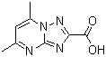5,7-Dimethyl-[1,2,4]triazolo[1,5-a]pyrimidine-2-carboxylic acid molecular structure (CAS 87253-62-1)
