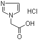 1H-Imidazole-1-acetic acid hydrochloride molecular structure (CAS 87266-37-3)