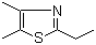 2-乙基-4,5-二甲基噻唑分子结构 (CAS 873-64-3)