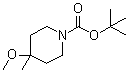 4-Methoxy-4-methylpiperidine-1-carboxylic acid tert-butyl ester molecular structure (CAS 873221-60-4)