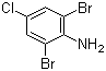 structure of CAS# 874-17-9, 2,6-Dibromo-4-chloroaniline ;4-Chloro-2,6-dibromoaniline