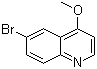 6-Bromo-4-methoxyquinoline molecular structure (CAS 874792-20-8)