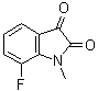 structure of CAS# 875003-43-3, 7-Fluoro-1-methyl-1H-indole-2,3-dione
