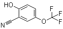 2-Hydroxy-5-trifluoromethoxybenzonitrile molecular structure (CAS 875664-40-7)