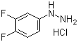 结构式 CAS# 875664-54-3, 3,4-二氟苯肼盐酸盐