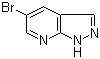 5-Bromo-1H-pyrazolo[3,4-b]pyridine molecular structure (CAS 875781-17-2)