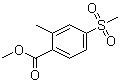 2-Methyl-4-(methylsulfonyl)benzoic acid methyl ester molecular structure (CAS 875895-64-0)