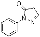 structure of CAS# 876-92-6, 2,4-Dihydro-2-phenyl-3H-pyrazol-3-one;1-Phenyl-2-pyrazolin-5-one; 1-Phenyl-5-pyrazolone
