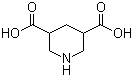 结构式 CAS# 876367-84-9, 顺式-3,5-哌啶二甲酸