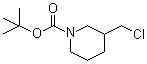 tert-Butyl 3-(chloromethyl)-1-piperidinecarboxylate molecular structure (CAS 876589-09-2)