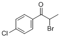 结构式 CAS# 877-37-2, 2-溴-1-(4-氯苯基)丙烷-1-酮
