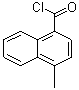 structure of CAS# 87700-67-2, 4-Methyl-1-naphthalenecarbonyl chloride;4-Methyl-1-naphthoyl chloride