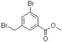 structure of CAS# 877624-40-3, 3-Bromo-5-bromomethylbenzoic acid methyl ester;Methyl 3-bromo-5-bromomethylbenzoate