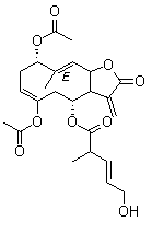 structure of CAS# 877822-41-8, Eupalinolide B