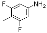 3,5-Difluoro-4-methylbenzenamine molecular structure (CAS 878285-13-3)