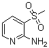 结构式 CAS# 878805-97-1, 3-(甲基磺酰基)-2-吡啶胺