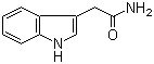 structure of CAS# 879-37-8, 3-Indoleacetamide;Indole-3-acetamide