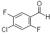 4-Chloro-2,5-difluorobenzaldehyde molecular structure (CAS 879093-02-4)