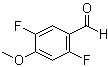 2,5-Difluoro-4-methoxybenzaldehyde molecular structure (CAS 879093-08-0)