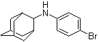 structure of CAS# 87913-26-6, Bromantan;Bromantane; N-(4-Bromophenyl)-tricyclo[3.3.1.1(3,7)]decan-2-amine