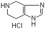 4,5,6,7-Tetrahydro-1H-imidazo[4,5-c]pyridine hydrochloride molecular structure (CAS 879668-17-4)