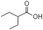 structure of CAS# 88-09-5, 2-Ethylbutyric acid