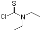 Diethylthiocarbamoyl chloride molecular structure (CAS 88-11-9)