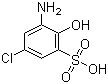 2-Amino-4-chlorophenol-6-sulfonic acid molecular structure (CAS 88-23-3)