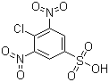 结构式 CAS# 88-91-5, 4-氯-3,5-二硝基苯磺酸