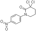 3,3-Dichloro-1-(4-nitrophenyl)-2-piperidinone molecular structure (CAS 881386-01-2)