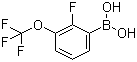 结构式 CAS# 881402-25-1, [2-氟-3-(三氟甲氧基)苯基]硼酸