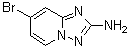 7-Bromo-[1,2,4]triazolo[1,5-a]pyridin-2-amine molecular structure (CAS 882521-63-3)