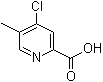 结构式 CAS# 882679-14-3, 4-氯-5-甲基皮考林酸