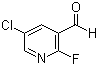 structure of CAS# 882679-90-5, 5-Chloro-2-fluoronicotinaldehyde;5-Chloro-2-fluoropyridine-3-carboxaldehyde