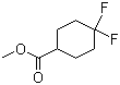 Methyl 4,4-difluorocyclohexanecarboxylate molecular structure (CAS 882855-71-2)
