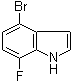 structure of CAS# 883500-66-1, 4-Bromo-7-fluoroindole;4-Bromo-7-fluoro-1H-indole