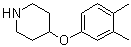 4-[(3,4-Dimethylphenyl)oxy]piperidine molecular structure (CAS 883531-73-5)