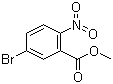 structure of CAS# 883554-93-6, 5-Bromo-2-nitrobenzoic acid methyl ester
