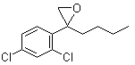 structure of CAS# 88374-07-6, 2-Butyl-2-(2,4-dichlorophenyl)oxirane