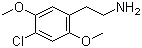 2,5-Dimethoxy-4-chlorophenylethylamine molecular structure (CAS 88441-14-9)
