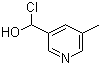 结构式 CAS# 884494-95-5, (5-甲基吡啶-3-基)氯甲醇