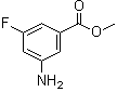 3-Amino-5-fluorobenzoic acid methyl ester molecular structure (CAS 884497-46-5)